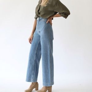 Jesse Kamm Sailor Pant in Light American Denim
